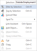 Filter by key words example Filter by key words example