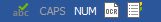 CaseMap status bar buttons