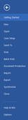 File menu