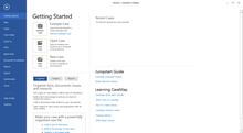 Getting Started pane