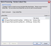 Batch Processing - Review Linked Files dialog box Batch Processing - Review Linked Files dialog box