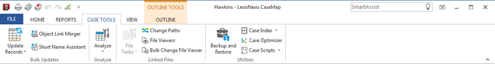 Outline Tools Menu