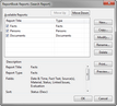 ReportBook Reports dialog box ReportBook Reports dialog box
