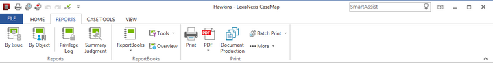 Reports menu