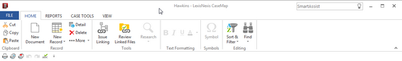 Standard toolbar