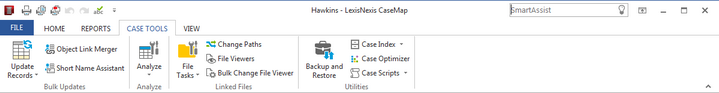 Tools menu