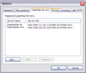 Tools > Options tab Tools > Options tab