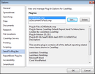 Options dialog box > Send To Plug Ins tab