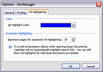 DocManager Options > Hit Highlighting tab DocManager Options > Hit Highlighting tab