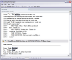 Linked File Text Hits report Linked File Text Hits report