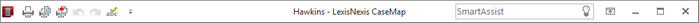 CaseMap Title Bar and Ribbons CaseMap Title Bar and Ribbons
