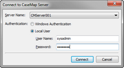 Connect to CaseMap Server Connect to CaseMap Server