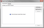 Import Local TextMap Cases - Add Cases Import Local TextMap Cases - Add Cases