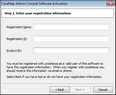 CaseMap Admin Console > Registration Information CaseMap Admin Console > Registration Information