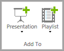 AddToPresentationAndPlaylistButtons