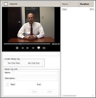 Media player with Clip Creator Media player with Clip Creator