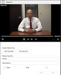 Media player with Clip Creator Media player with Clip Creator