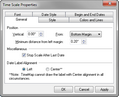 Time Scale Properties > General tab Time Scale Properties > General tab