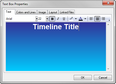 Timeline title text