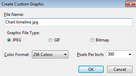 Create Custom Graphic Create Custom Graphic