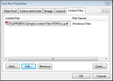 Fact Box Properties > Linked Files tab Fact Box Properties > Linked Files tab