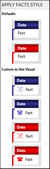Apply Fact Styles menu Apply Fact Styles menu