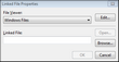 Linked Files Properties Linked Files Properties
