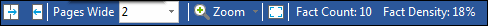 CaseMap status bar buttons