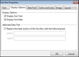 Properties > Display Options