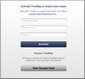 Activate TextMap to import cases Activate TextMap to import cases