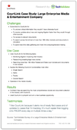 CourtLink BIS Media Company Case Study