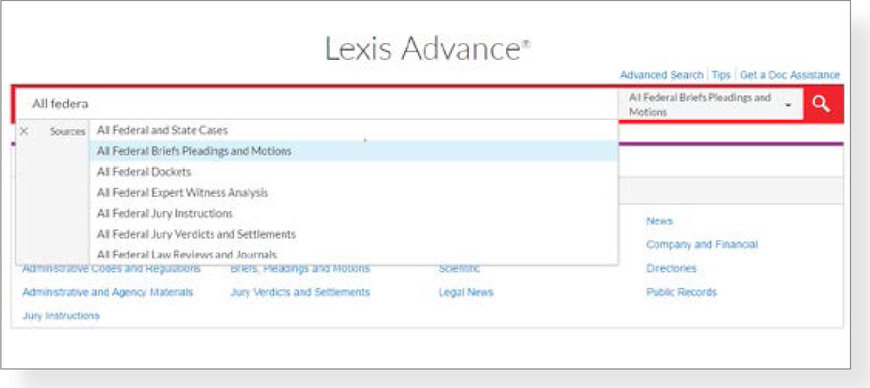 Lexis Advance® Support Enhancements