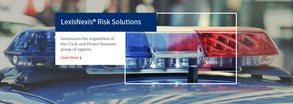 Acquisition of Crash and Project business group of Appriss is complete