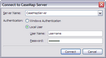 Connect to CaseMap Server Connect to CaseMap Server