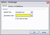 DocManager > Options > General tab DocManager > Options > General tab