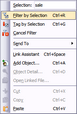 Filter by key words example Filter by key words example
