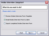 Intake Interview Jumpstart wizard Intake Interview Jumpstart wizard
