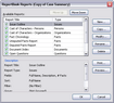 ReportBook Reports dialog box ReportBook Reports dialog box