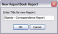 New ReportBook Report