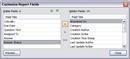 New ReportBook Wizard > Customize Report Fields New ReportBook Wizard > Customize Report Fields