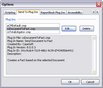 Options dialog box > Send To Plug Ins tab Options dialog box > Send To Plug Ins tab