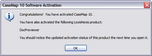 CaseMap Software Activation > Complete CaseMap Software Activation > Complete