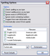 Spelling Options dialog box Spelling Options dialog box