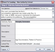 Send to CaseMap > New Authority Extract dialog box Send to CaseMap > New Authority Extract dialog box