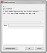 New Annotation > Extract New Annotation > Extract