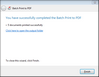 Batch Print Wizard > Complete Batch Print Wizard > Complete