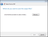 Batch Print Wizard > Output Destination Batch Print Wizard > Output Destination