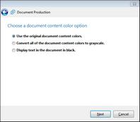 Document Production Wizard - Document Content Colors Document Production Wizard - Document Content Colors
