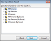 New ReportBook Wizard > New ReportBook Report > Template New ReportBook Wizard > New ReportBook Report > Template