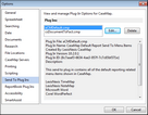 Options dialog box > Send To Plug Ins tab Options dialog box > Send To Plug Ins tab